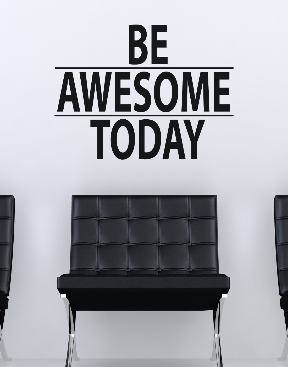 Be Awesome Today Motivational Quote Wall Decal Sticker by Stickerbrand #6013