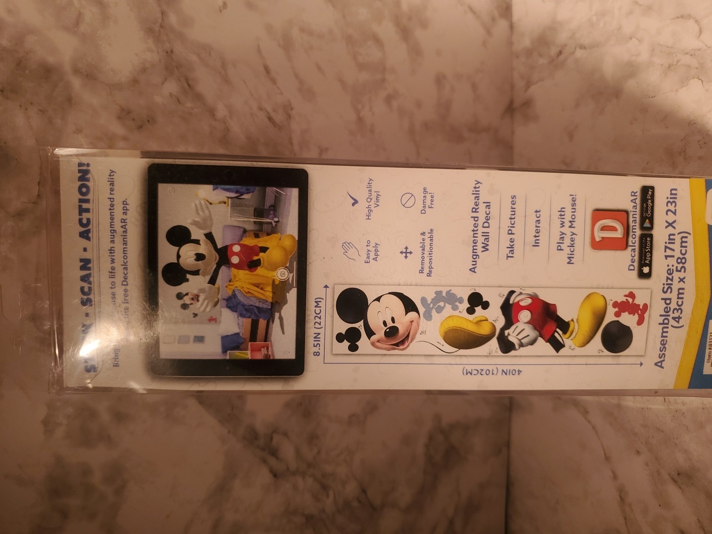 Disney Junior Mickey Mouse 17x23in Wall Decal Reposition-able