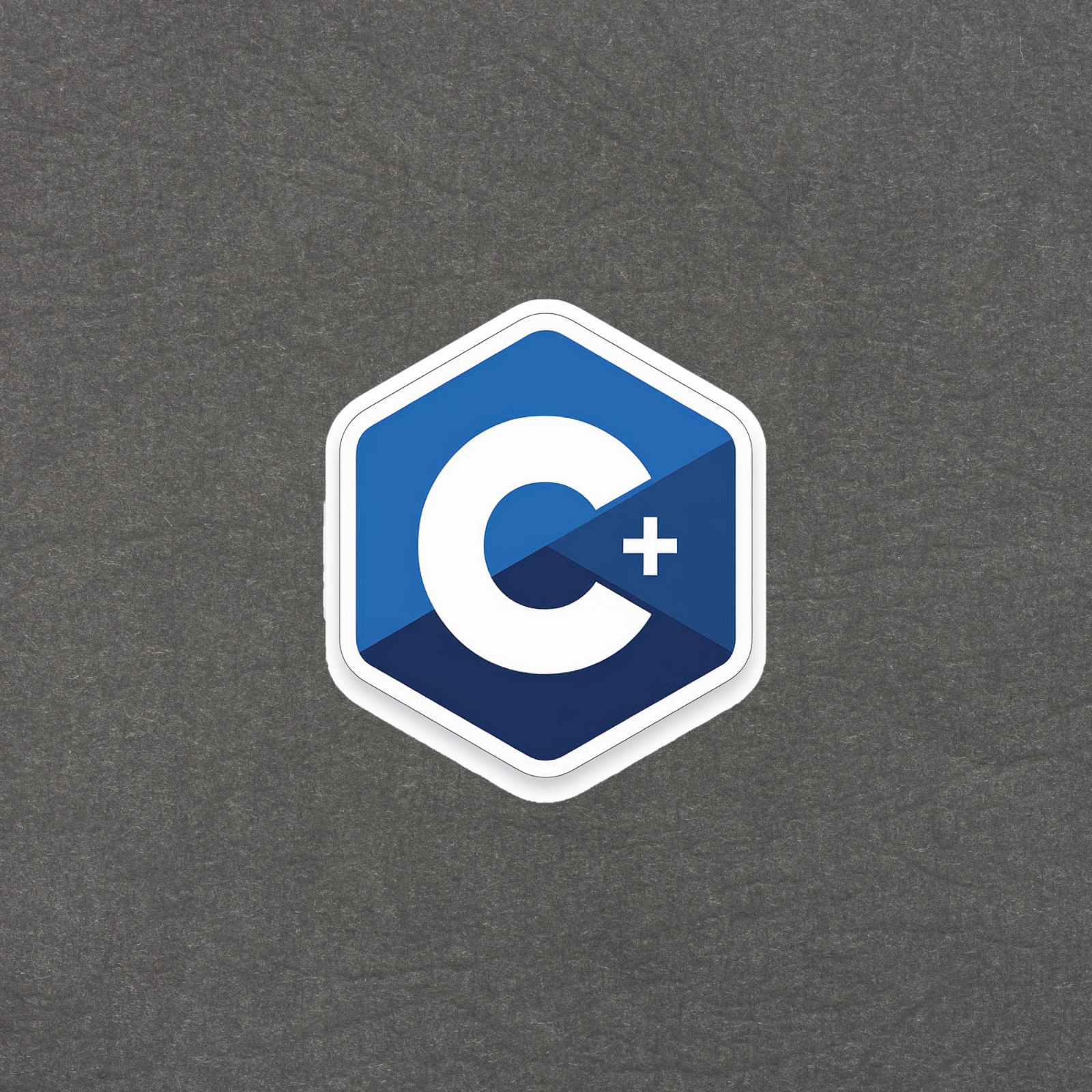 C++ Programming Language Hexagon Sticker – Coding Developer Decal #5803