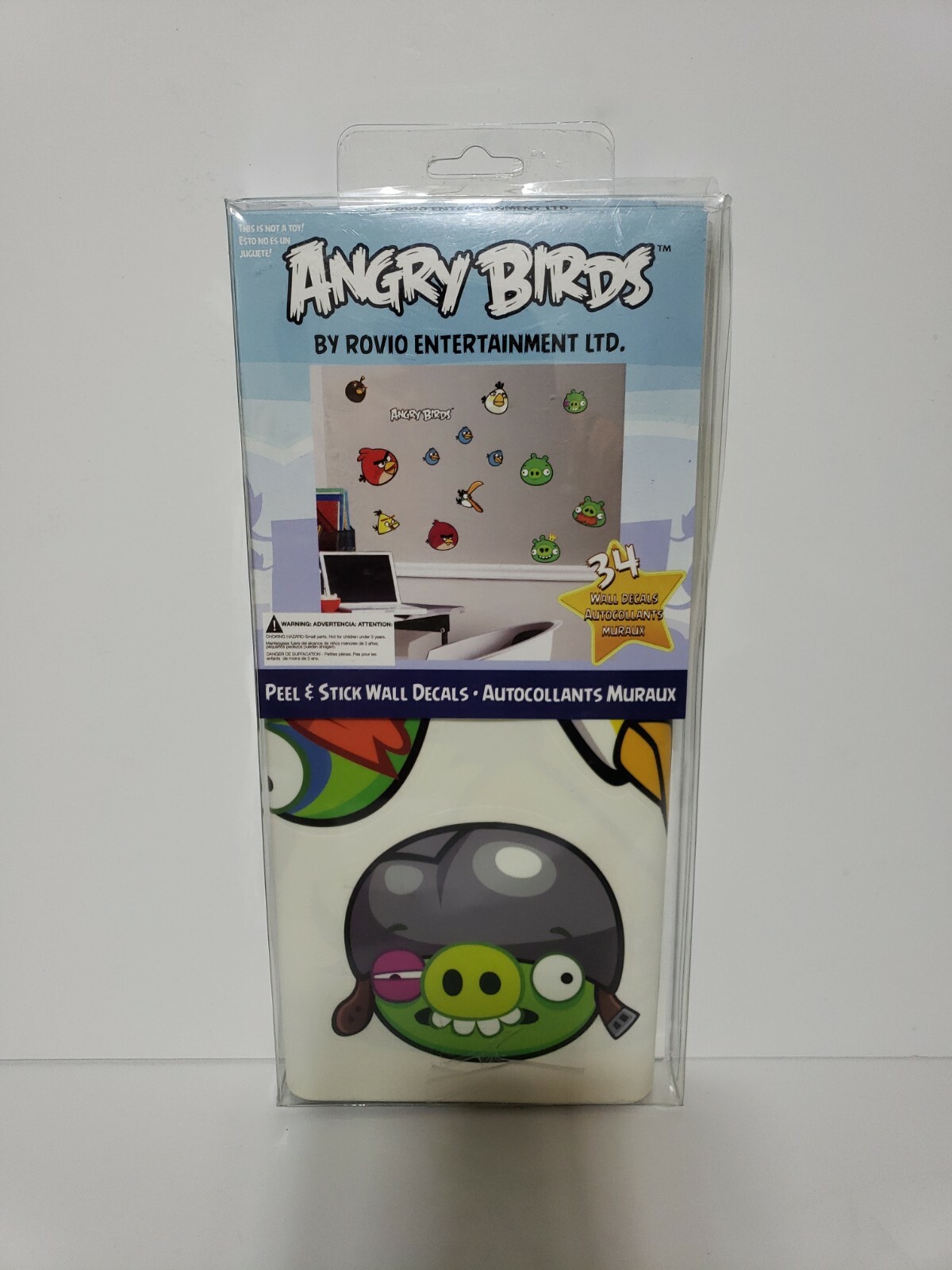 Angry Birds Rovio Entertainment LTD 34 Peel & Stick Removable Wall Decals New