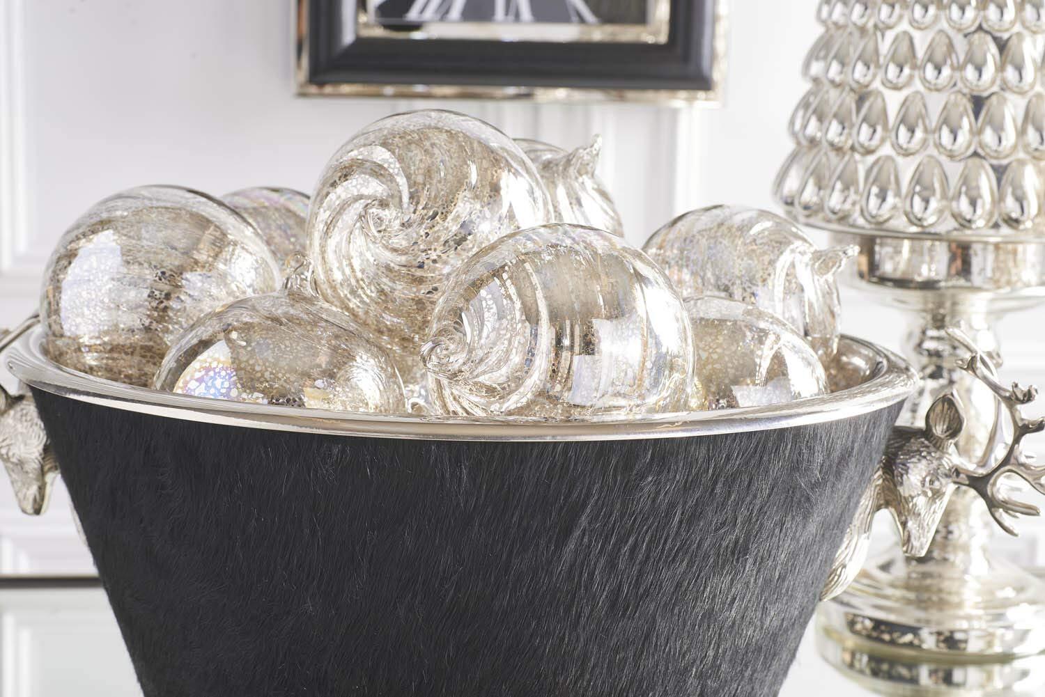K&K Interiors 16924C 23 In Beverage Bucket Hide & Deer Head Handles