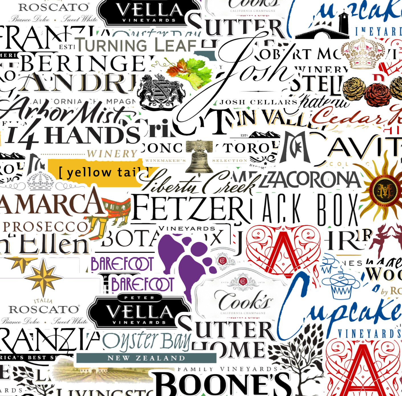 20/40 Wine Logo Sticker Pack – Matte Vinyl – Cider Beer Brewery Craft Alcohol