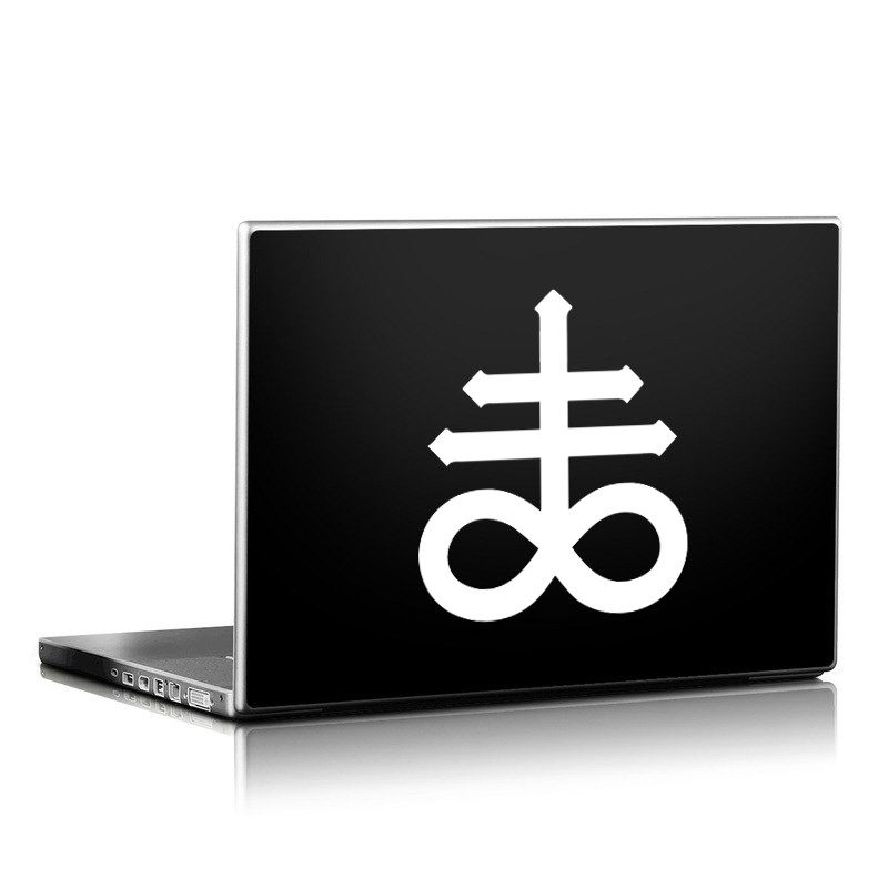 Leviathan Cross Die Cut Vinyl Sticker – Occult Baphomet Pentagram Decal Car 666