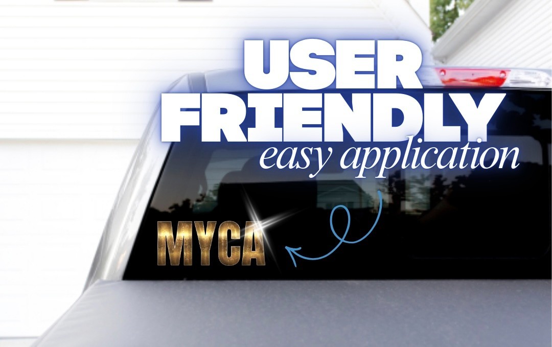 Custom Metallic UV DTF Name Decals | Gold Silver & Chrome Stickers for Cups
