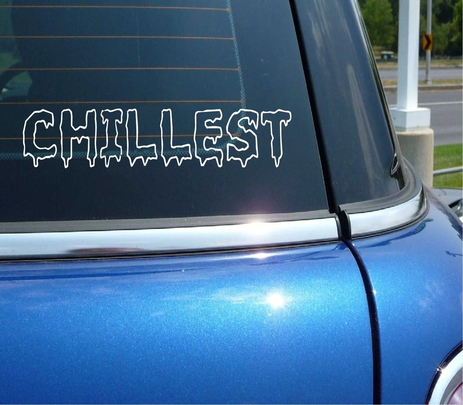 CHILL CHILLEST RACE RACING GRAPHIC DECAL STICKER ART CAR WALL