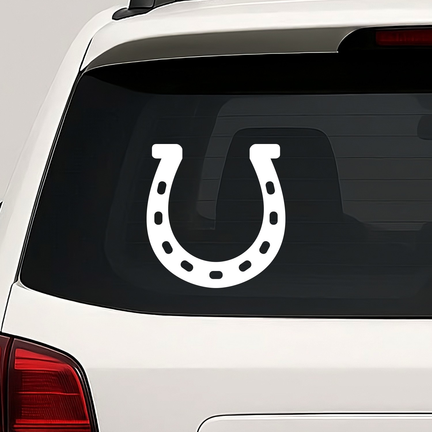 Horseshoe Vinyl Die Cut Decal Sticker – Horse Horses Luck Lucky Animal