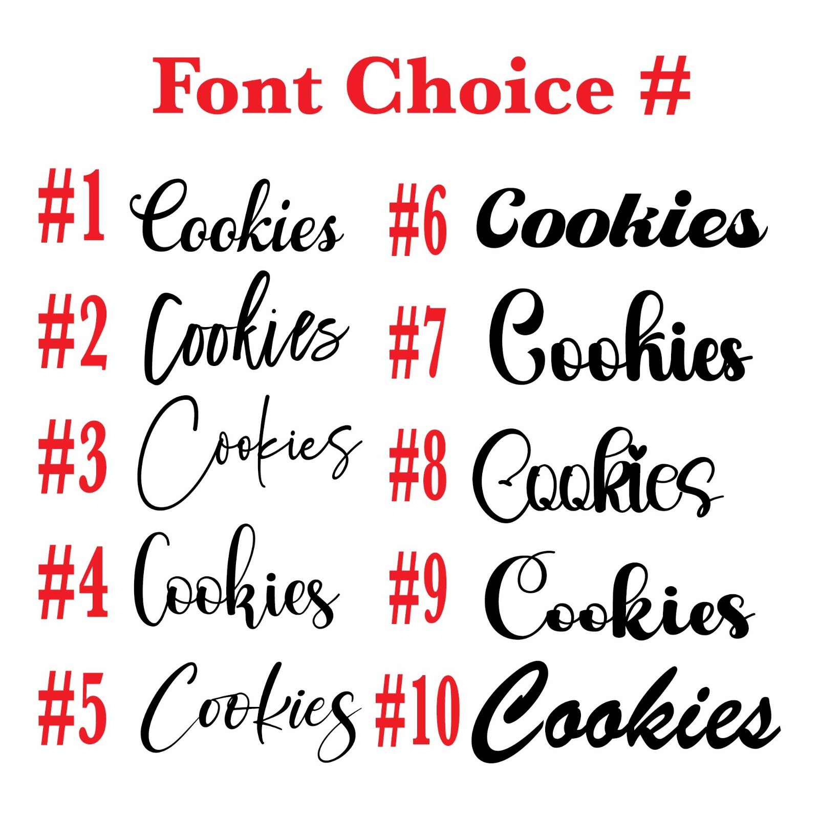 Cookie Jar decal vinyl lettering Pantry kitchen organization all colors sizes