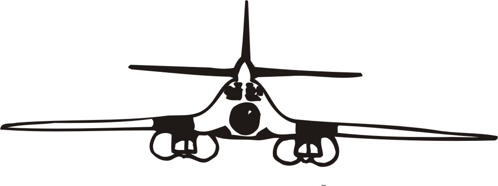 B 1 Front Military 1 Color Window Wall Vinyl Decal Sticker Printed