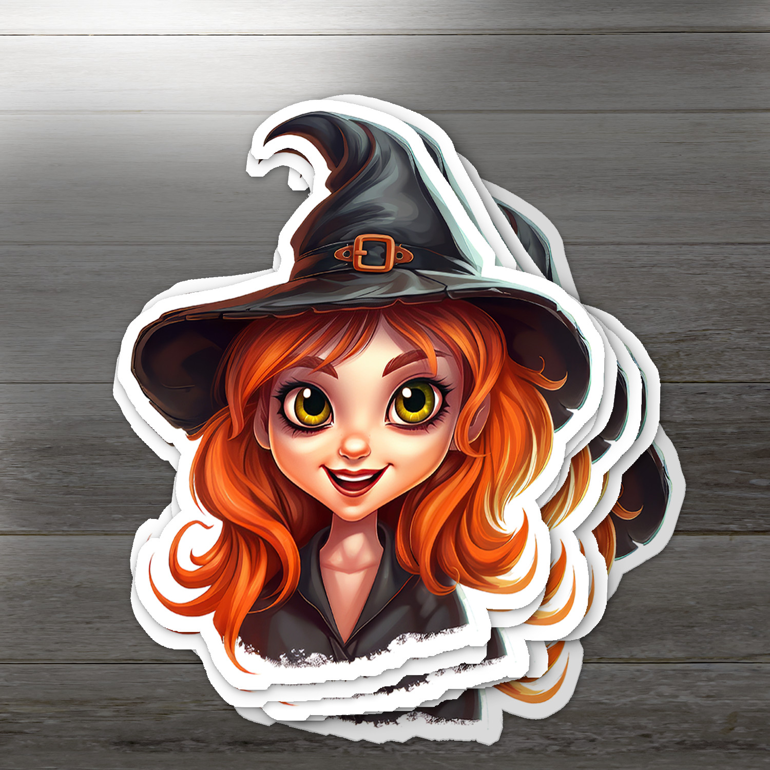 Happy Witch Vinyl Sticker – Spreading Smiles and Magic Everywhere