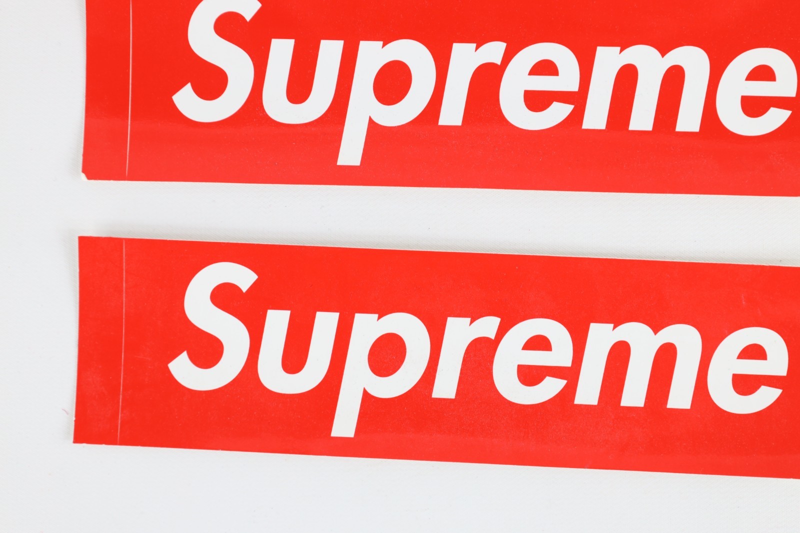 New Authentic Lot of 3 Supreme Box Logo Streetwear Bumper Stickers Stickers Red