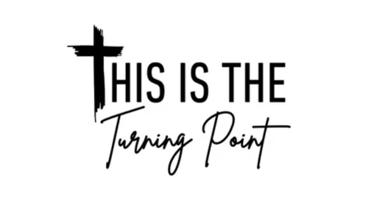 CHARLIE KIRK TURNING POINT! Vinyl Die Cut Car Decal Sticker – FREE SHIP!!
