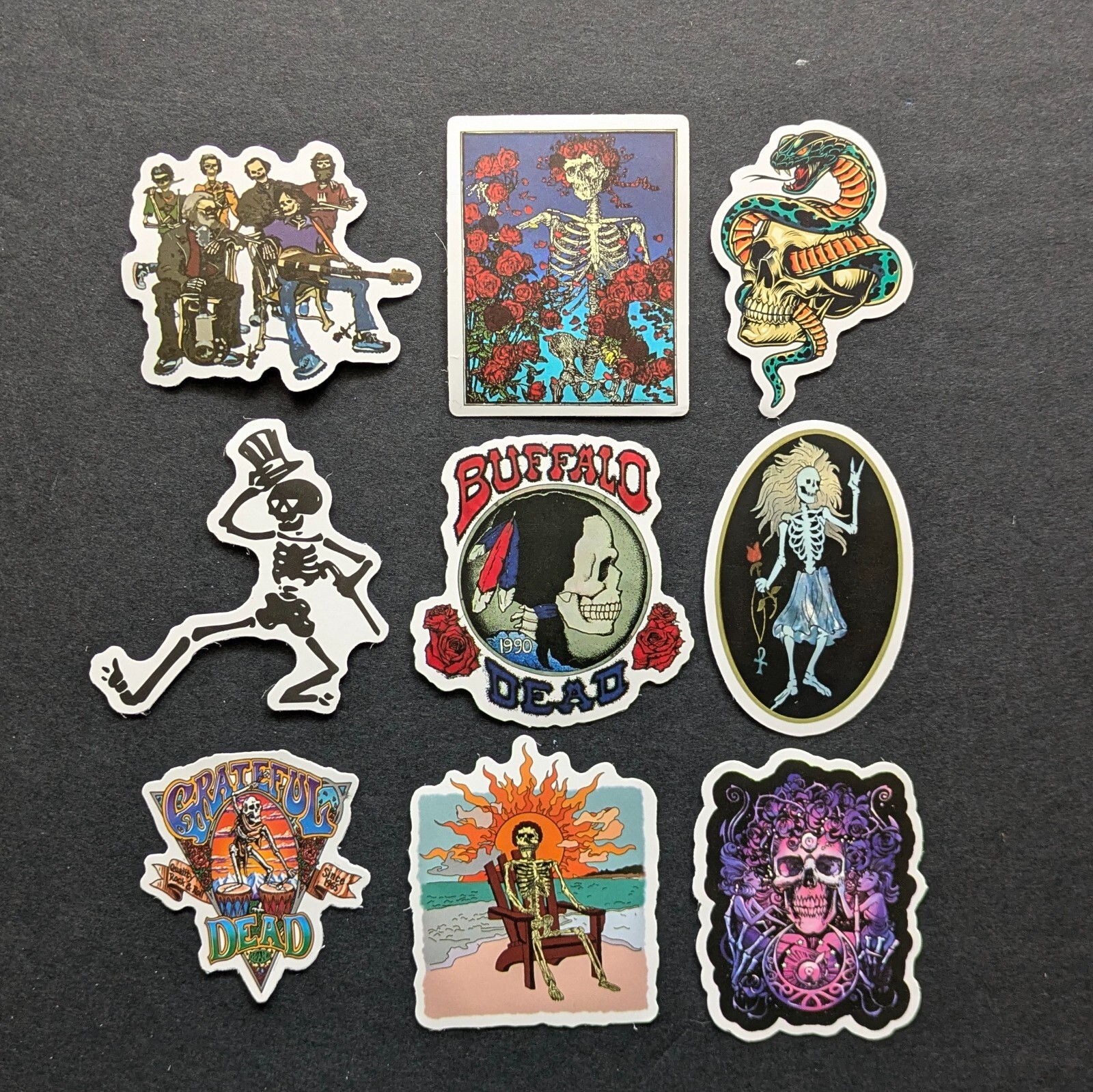 Grateful Dead Stickers, Grateful Dead Decals, Deadhead