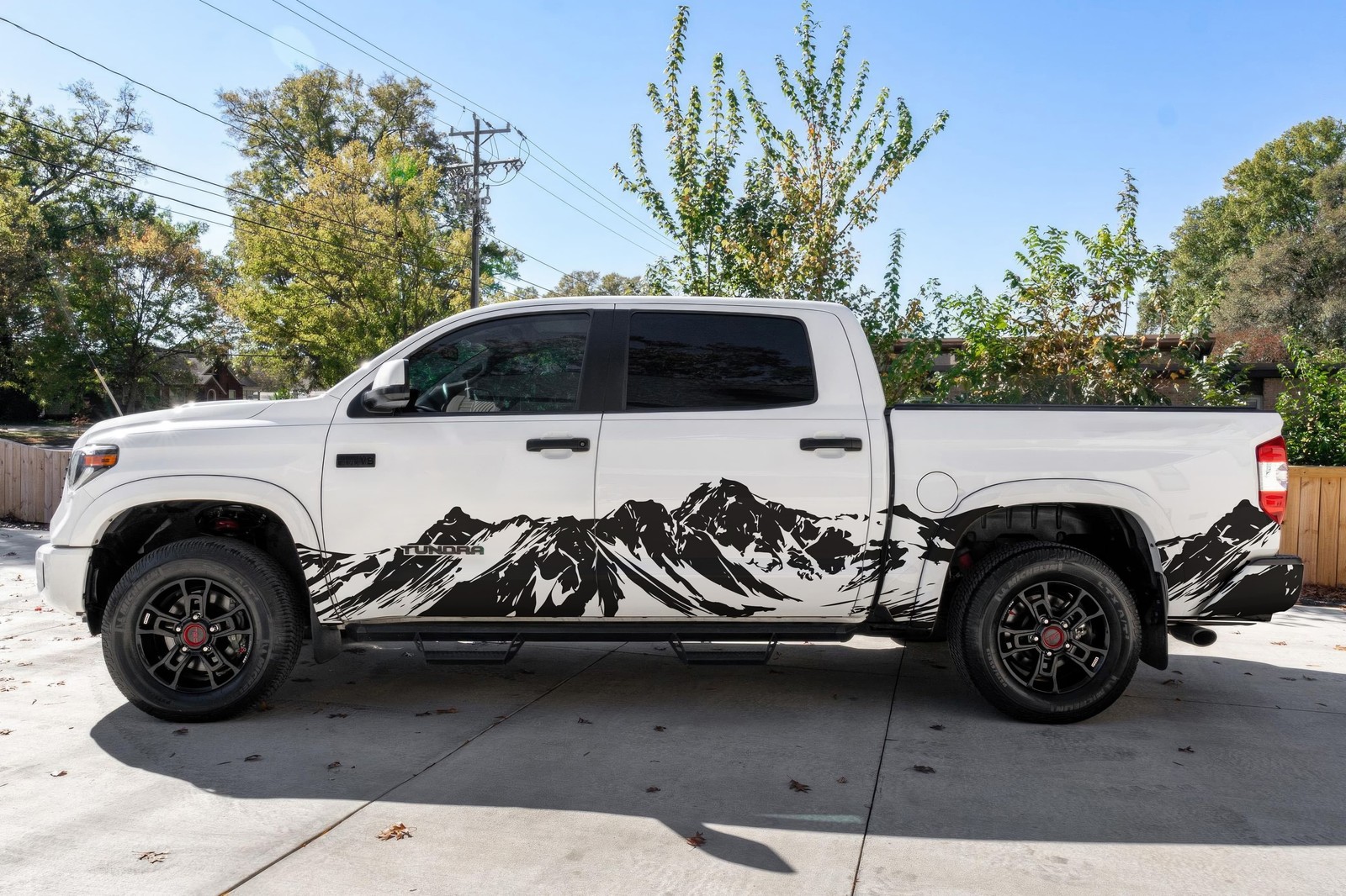 Aftermarket Mountain Truck Graphic Decal. Overland Vinyl Decal. #7085