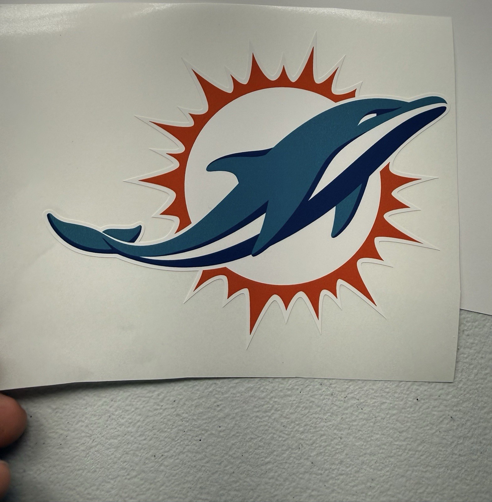 Miami Dolphins Regular Vinyl Decal