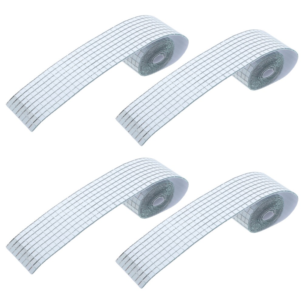 4 Rolls Mosaic Small Craft Tiles Adhesive Squares