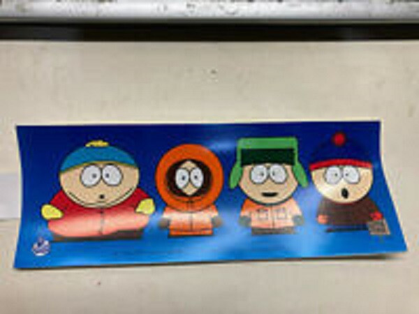 Lot of 5 NOS South Park Sticker 3" X 8" 1997 Comedy Central