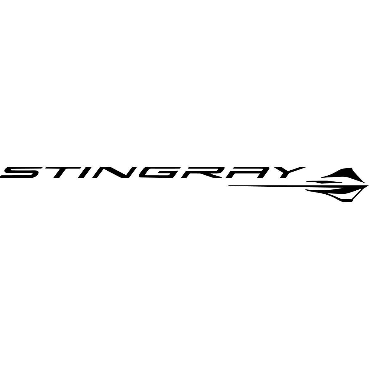 Corvette Stingray Vinyl Decal Die Cut