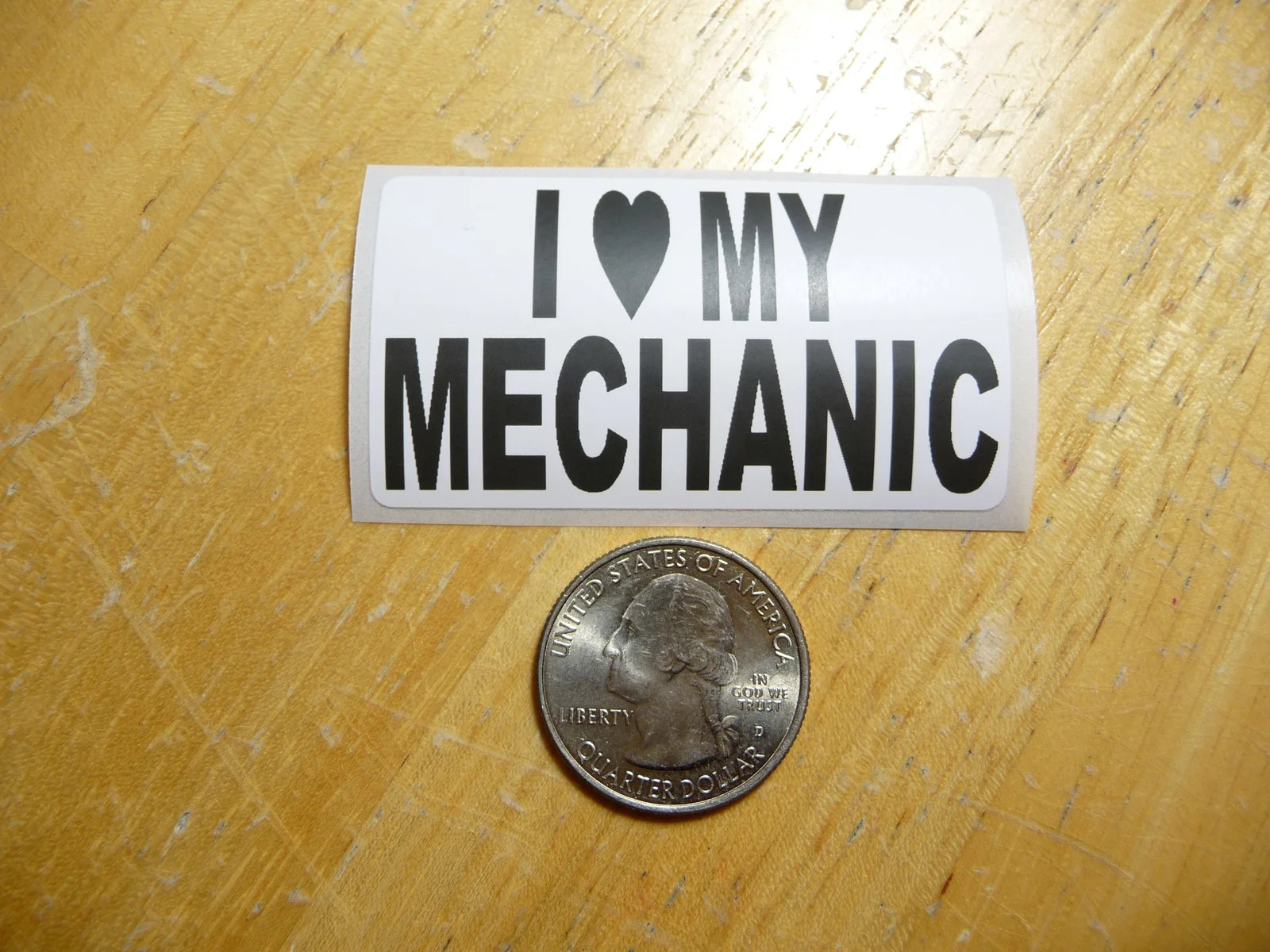 I LOVE MY MECHANIC STICKER DECAL 1 – 50 BULK PACK FUNNY GARAGE SUPPORT