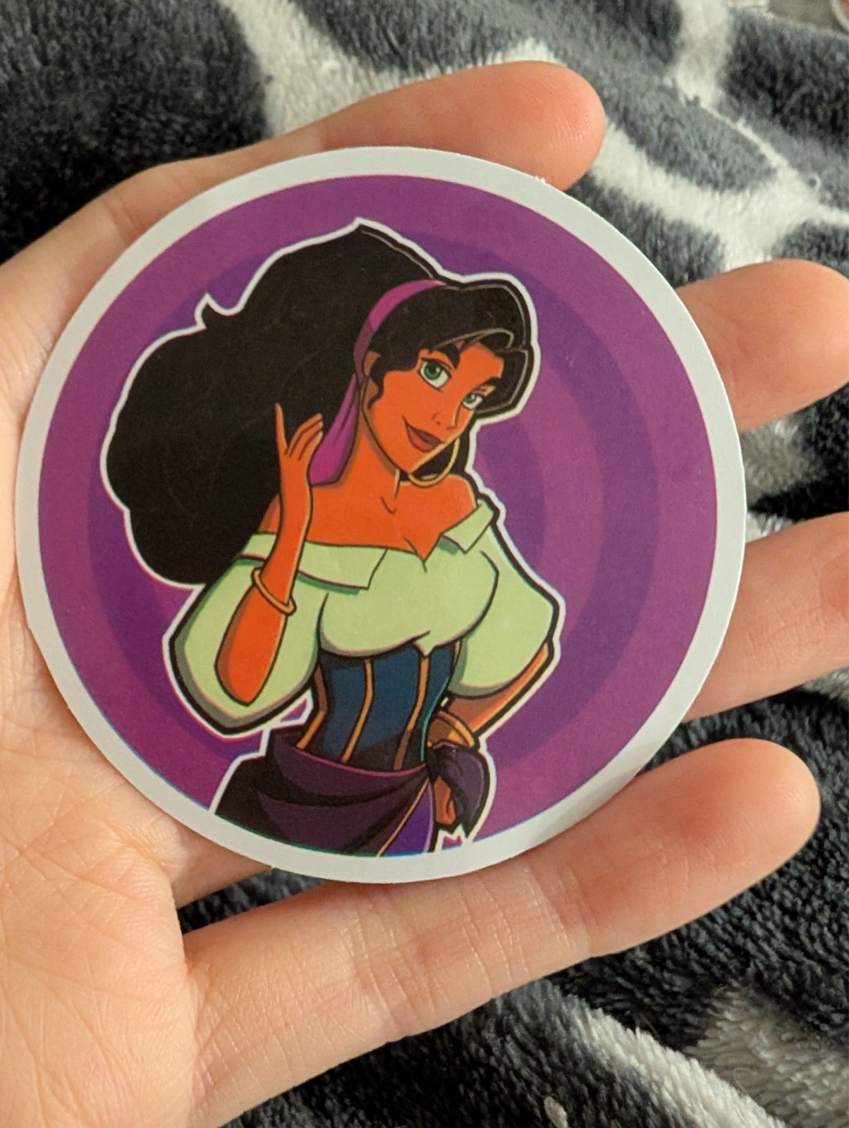 Esmeralda, Hunchback of Notre-Dame, Disney, Vinyl Sticker