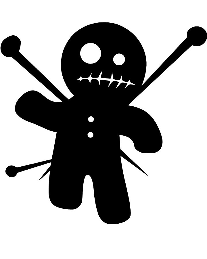 Voodoo Doll Sticker Decal
