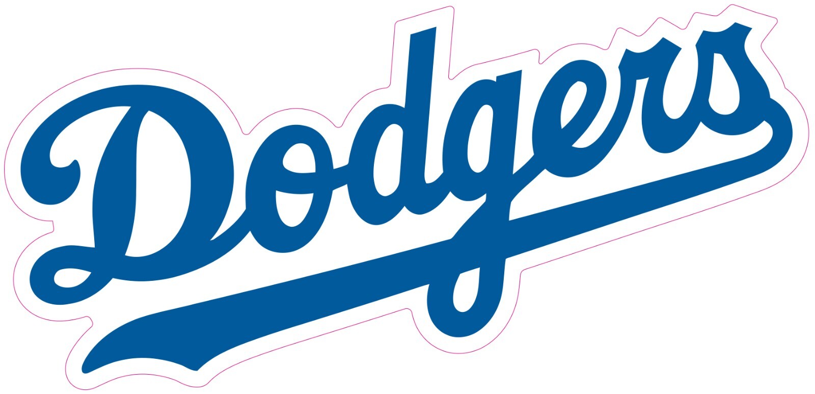 Los Angeles Dodgers Baseball Vinyl Decal Sticker Car Truck Bumper Tumbler Mug
