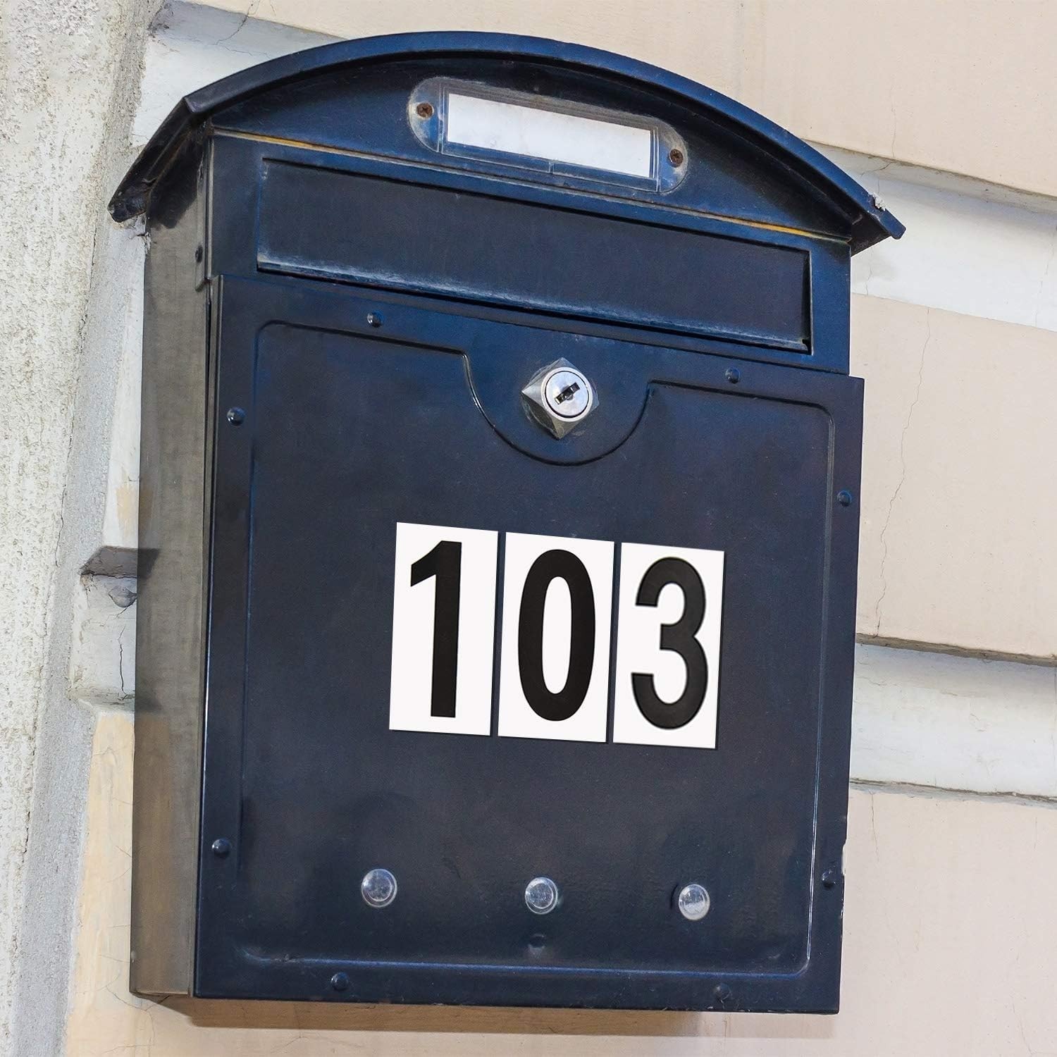 Versatile 240pcs Waterproof Vinyl Number Stickers for Indoor & Outdoor Use