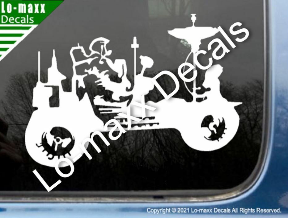 Apollo 15 Lunar Rover Vehicle Graphic Art Original Design Die Cut Vinyl Decal