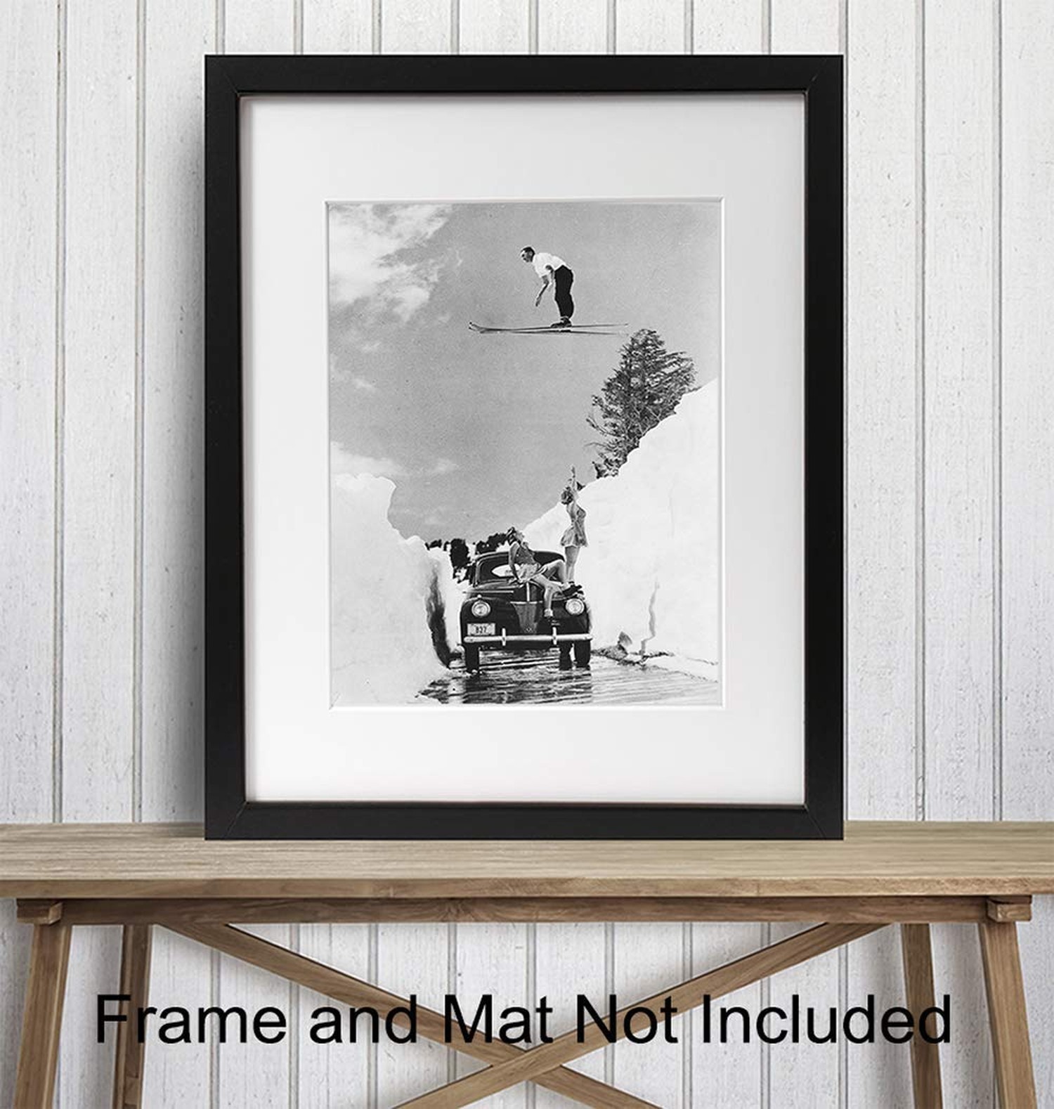 Ski Wall Decor – Vintage Pictures for Mountain House – Skiing – Ski House, Mo…