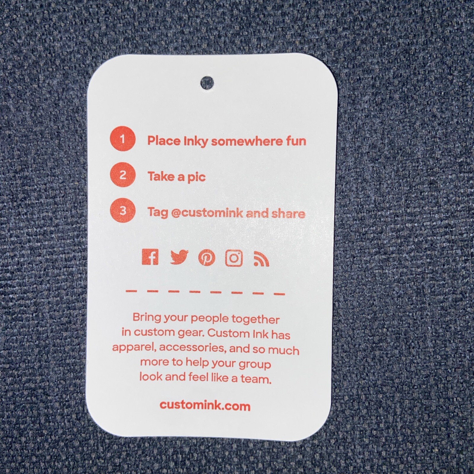 Custom Ink Logo Sticker