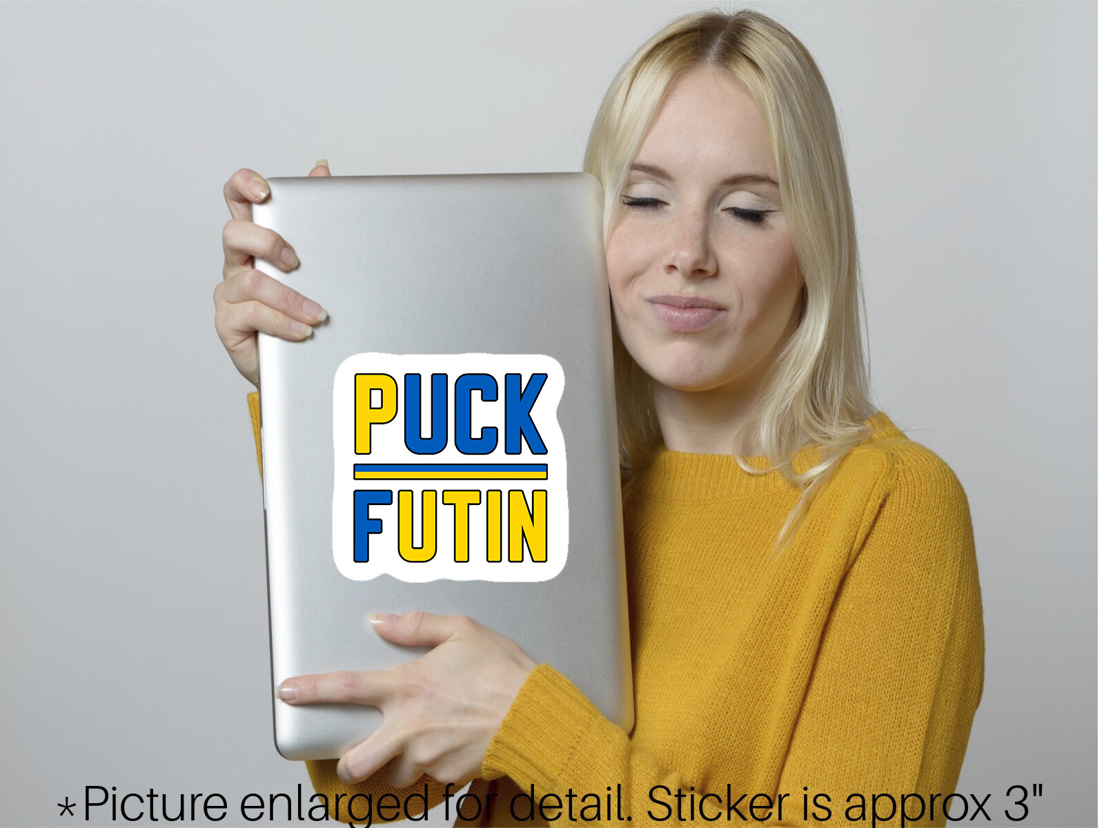 Puck Futin water resistant sticker