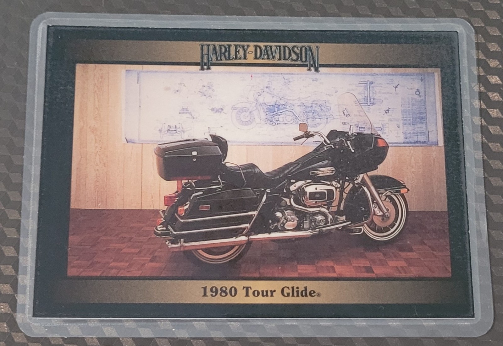 Harley Davidson Vintage Collectible Card Fridge/Locker/Cabinet Laminated Magnets