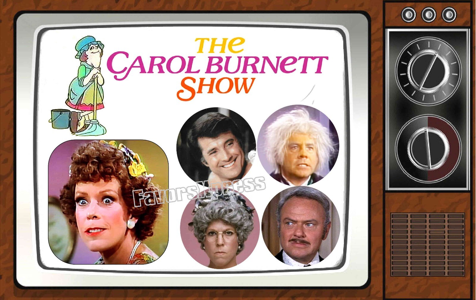 The Carol Burnett Show Classic TV Show PHOTO MAGNET 4 X 2.5 INCHES