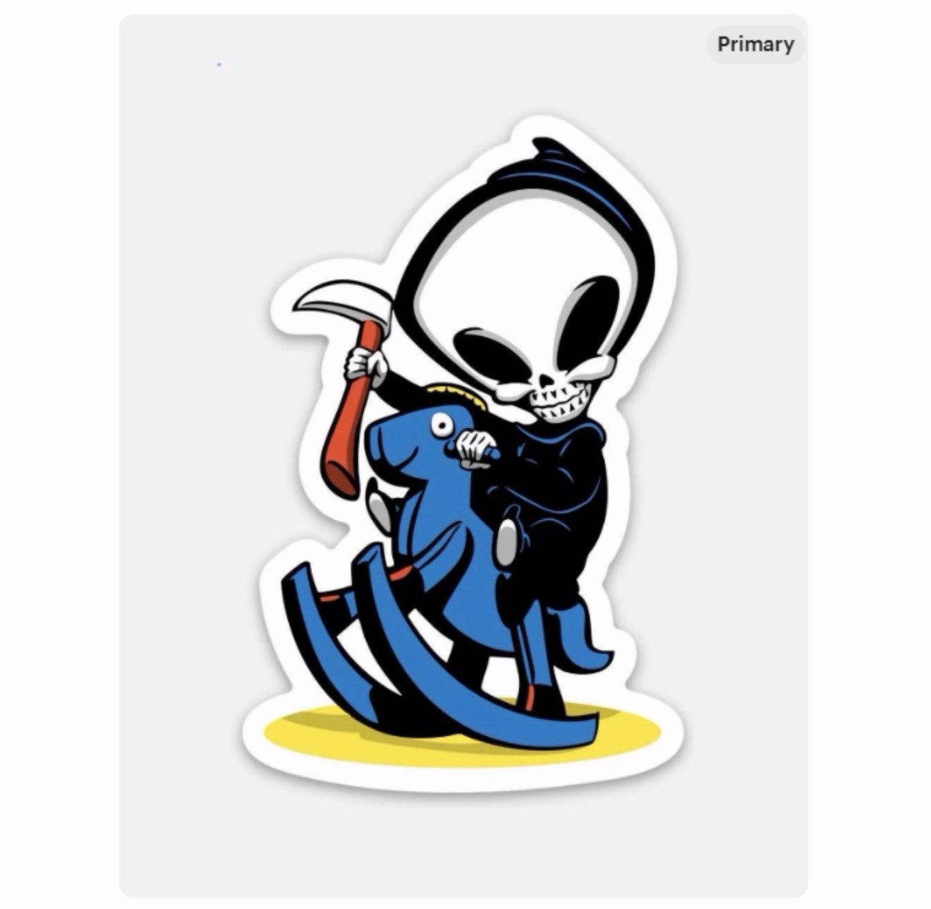 3” Blind Skateboards Sticker Vinyl Decal Matte Finish Dishwasher Safe