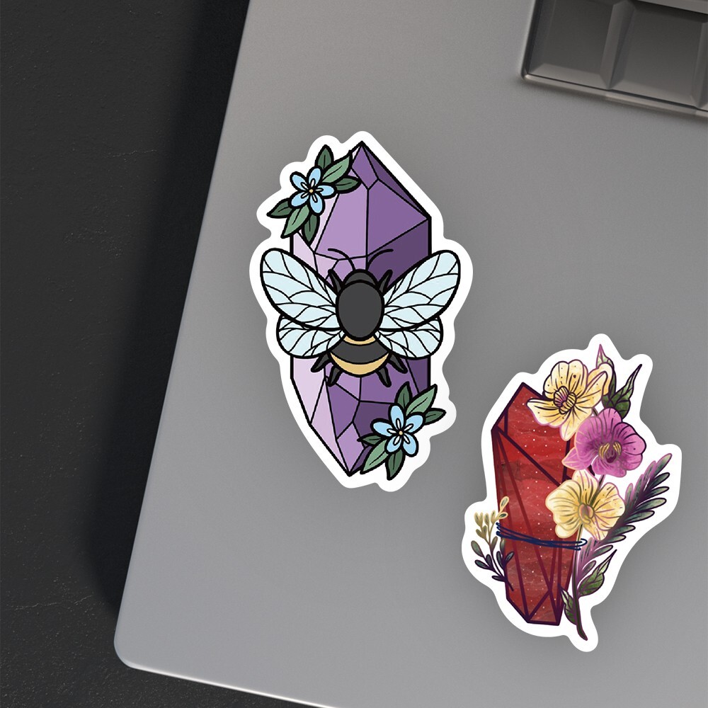 50pcs SPIRITUAL Stickers Pack, Crystal Potion Gothic Stickers, #193
