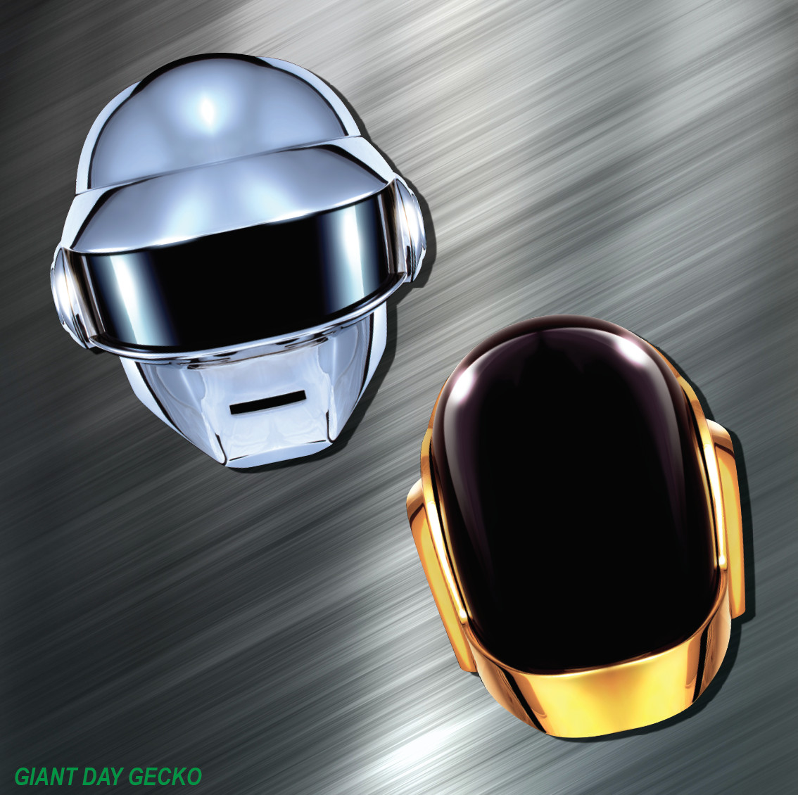 (2) QTY 2 DAFT PUNK Music Vinyl Decal Sticker For Car Laptop Skateboard NEW!