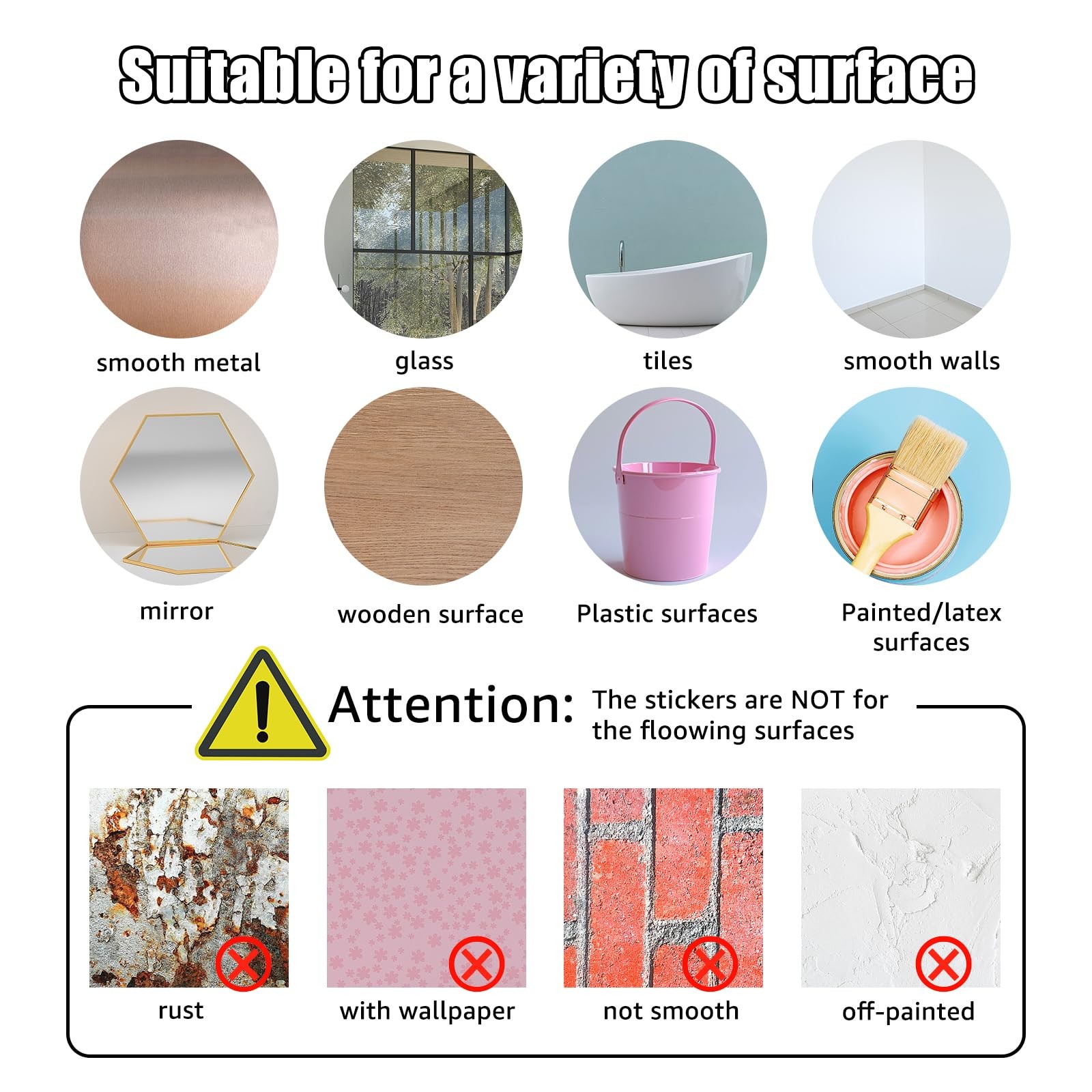 SUPERDANT Bathroom Wall Decals Relax Shower Door Bath