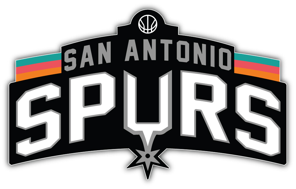 San Antonio Spurs NBA Basketball Sport Logo Car Bumper Sticker Decal "SIZES"