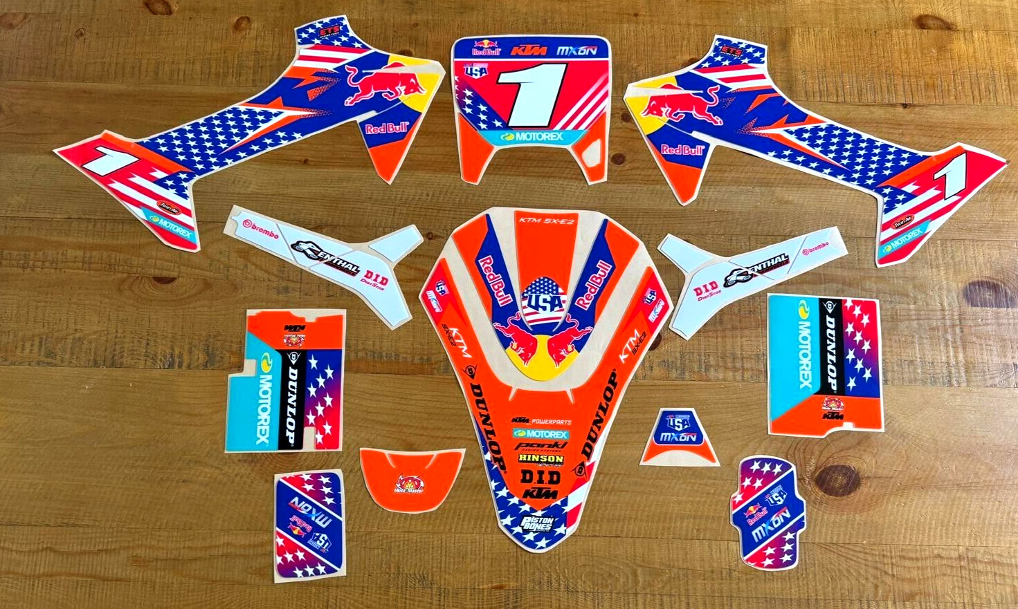 KTM SX E2 FULL CUSTOM GRAPHICS THICK USA MADE QUALITY SXE2 SX-E2