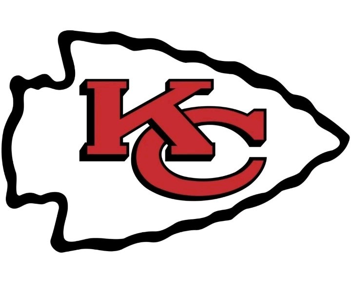 Laminated Vinyl Sticker/Decal Kansas City Red & Yellow Football Car Truck Window