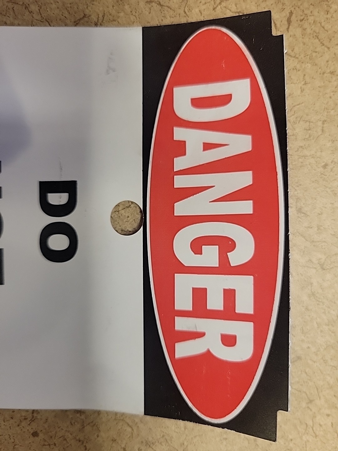 2 pack Danger Do Not Operate Safety tag 3 1/2" x 5"