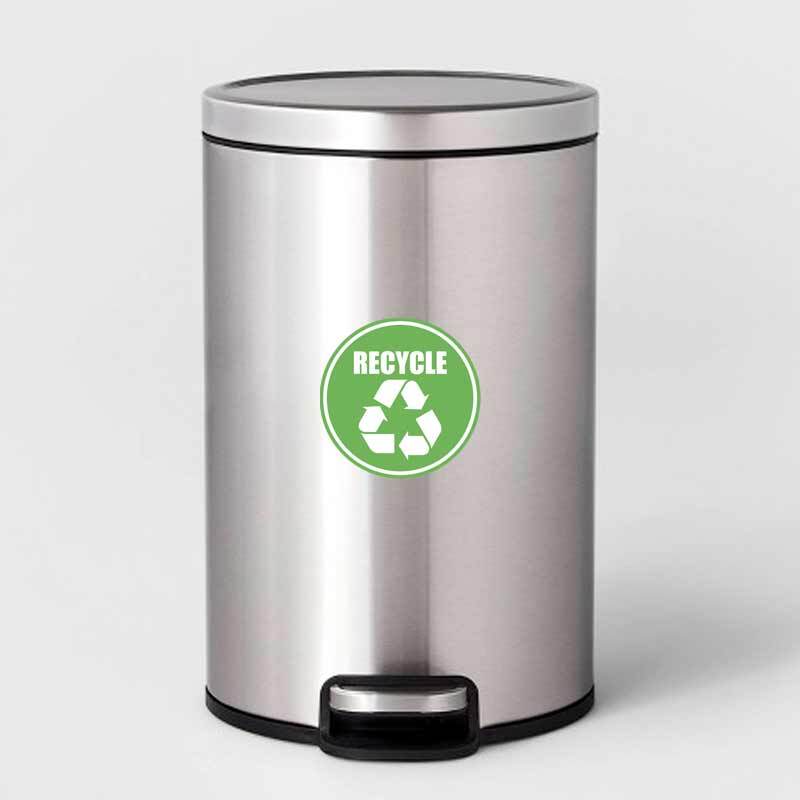 Trash and Recycle Decal Home Garage Office Commercial Restaurant Garbage Sticker