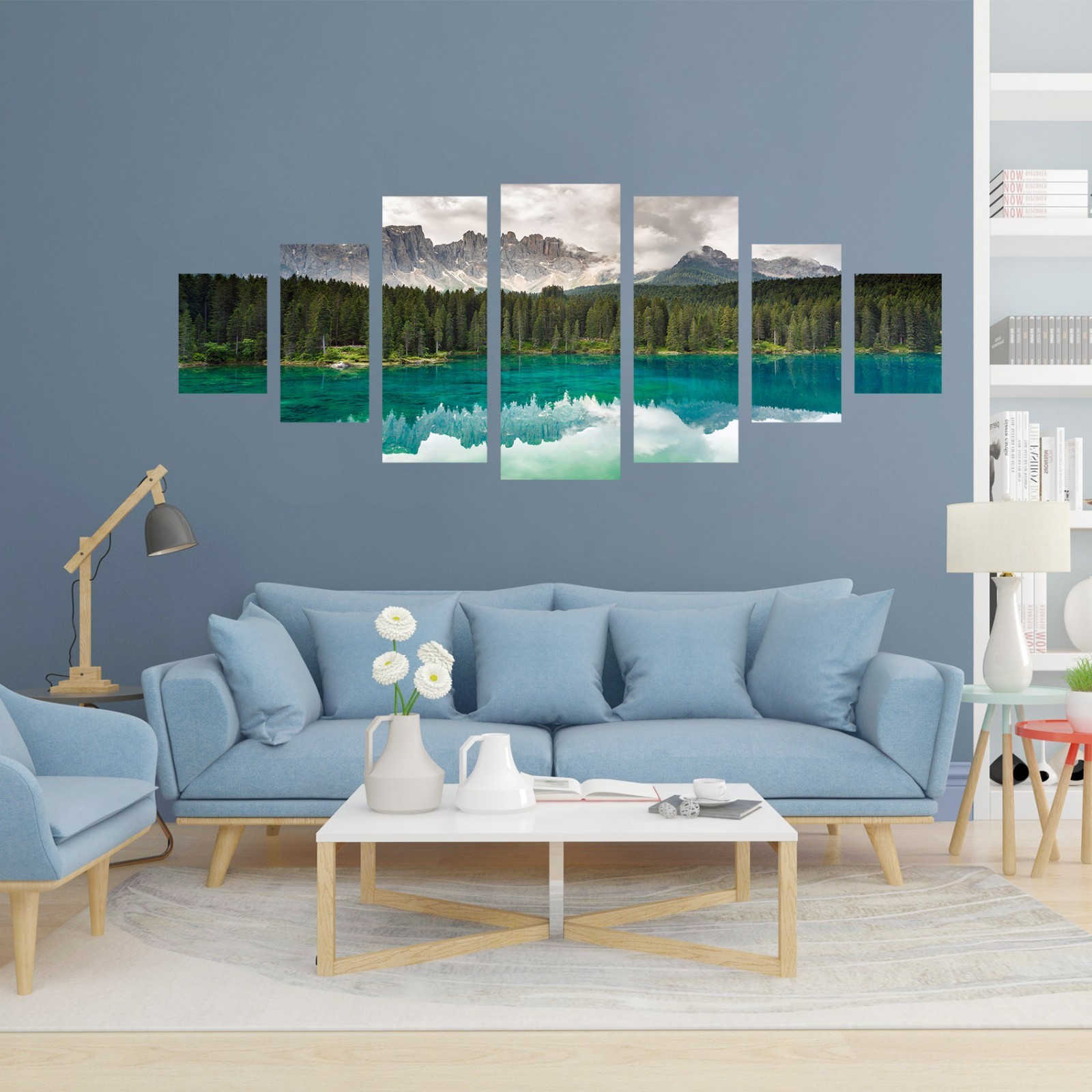 3D River Forest Tree 7 Unframed Print Wall Paper Decal Wall Deco Indoor AJ Jenny