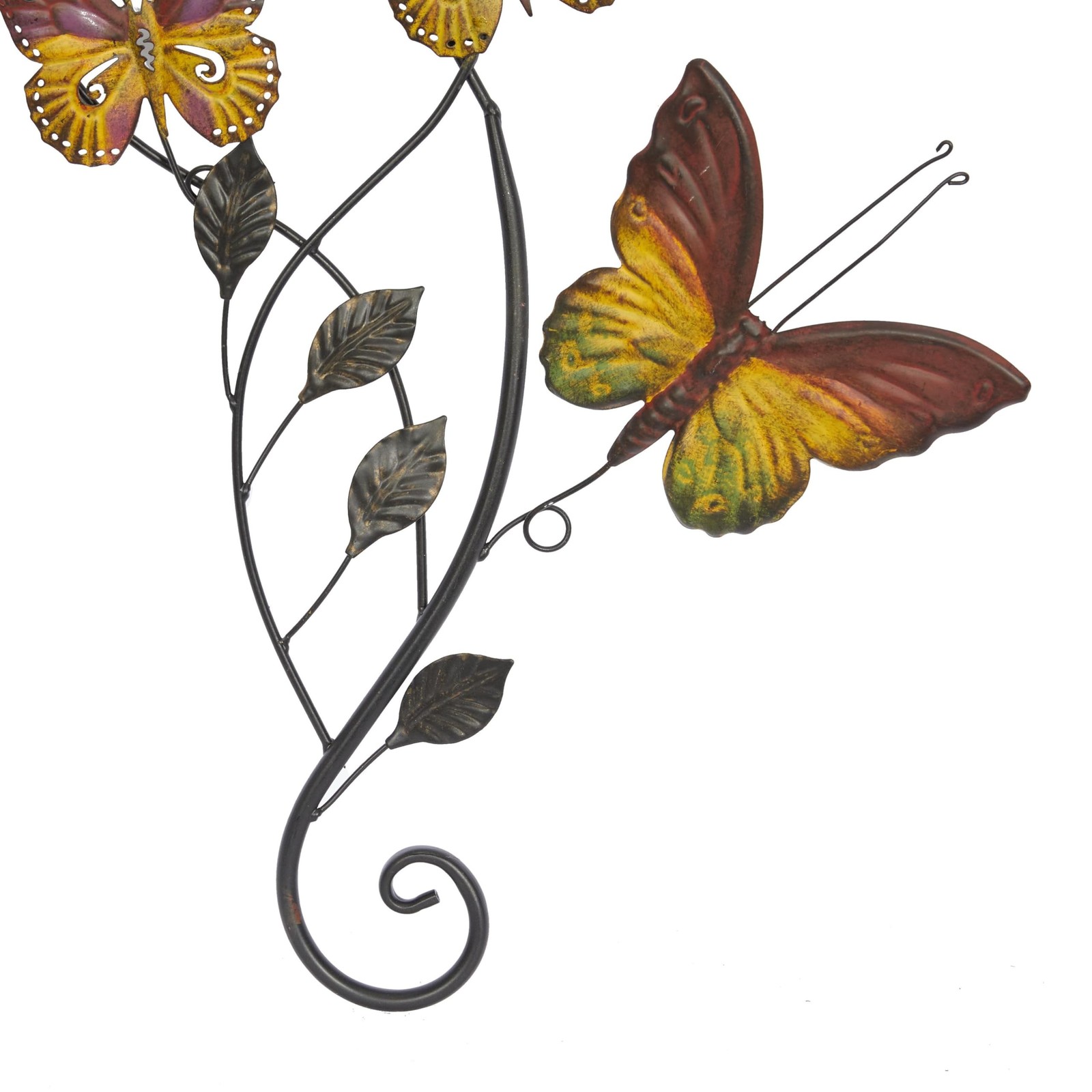 Deco 79 Metal Butterfly Home Wall Decor Indoor Outdoor Wall Sculpture with Sc…