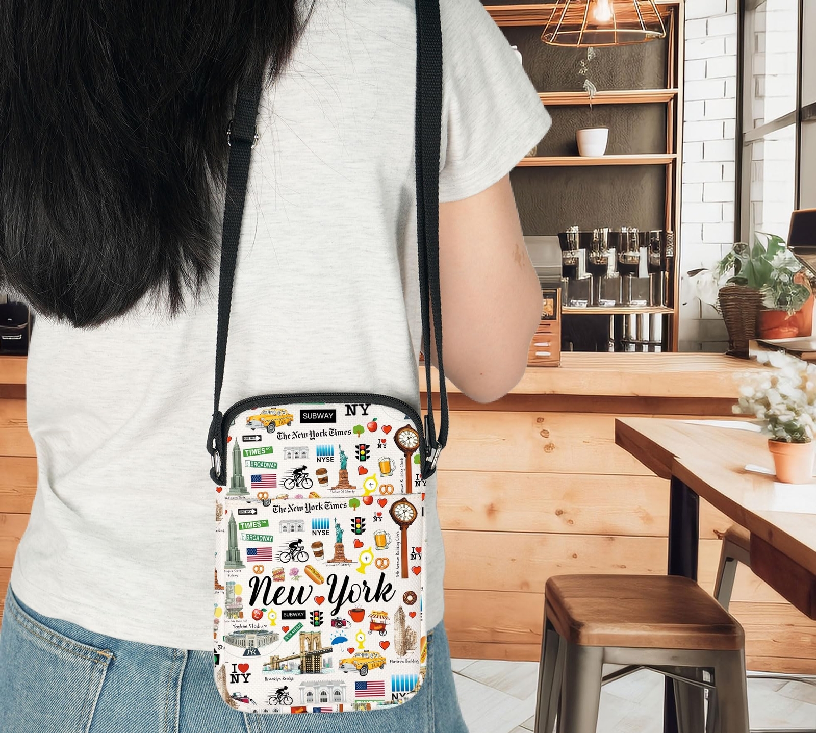 G2TUP New York Travel Crossbody Bag – New York City Themed Gifts & Souvenir