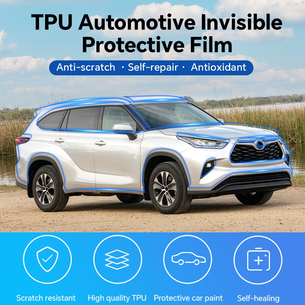 Full Car For Toyota Highlander 2020-2024 Clear PPF Precut Paint Protection Film