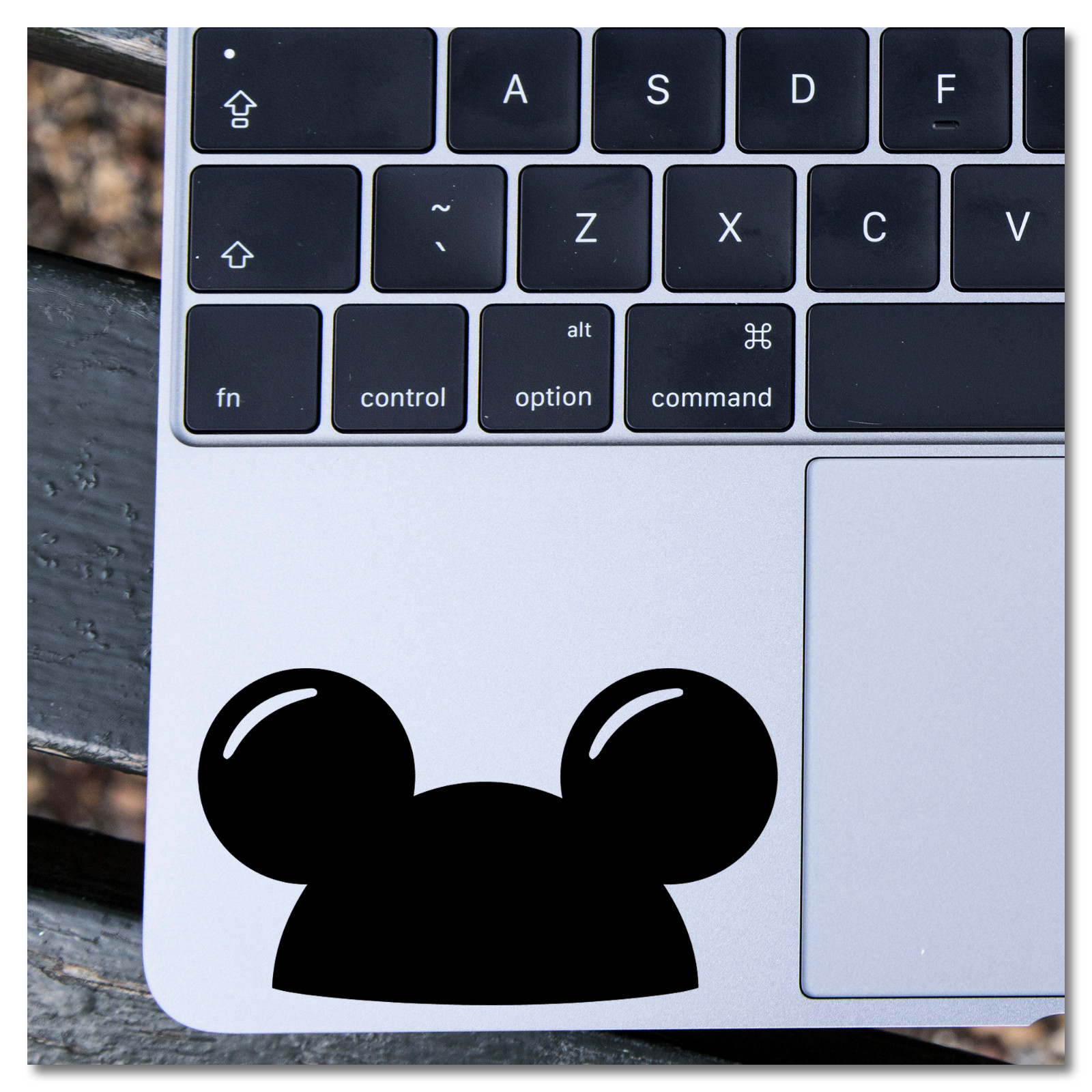 3" 4" 5" 6" Classic Mickey Mouse Ears Vinyl Decal Sticker *FREE CUSTOMIZATION*