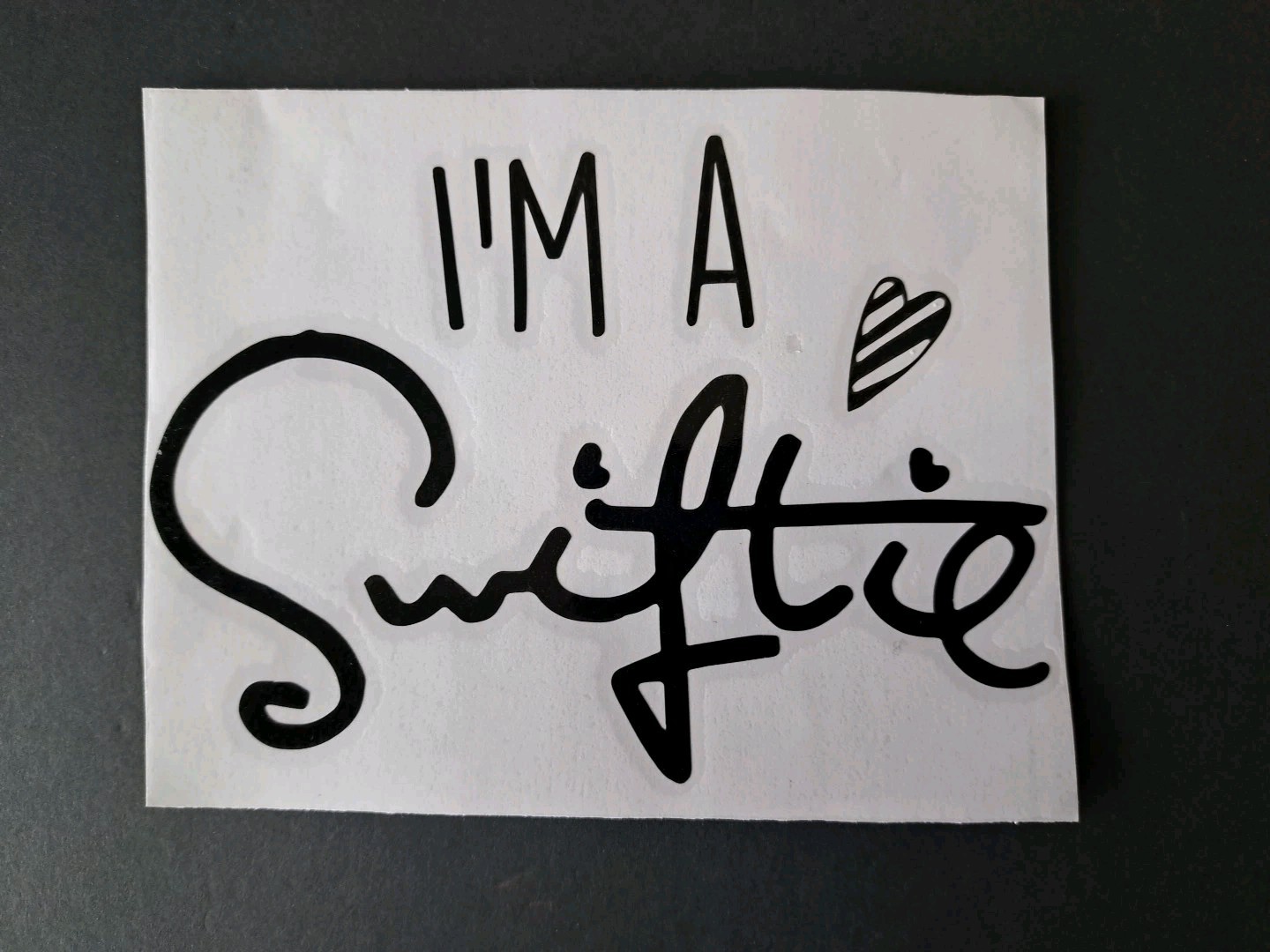 SWIFTIE Taylor Swift VINYL DECAL die cut sticker For Windows, Laptop Ships Free!