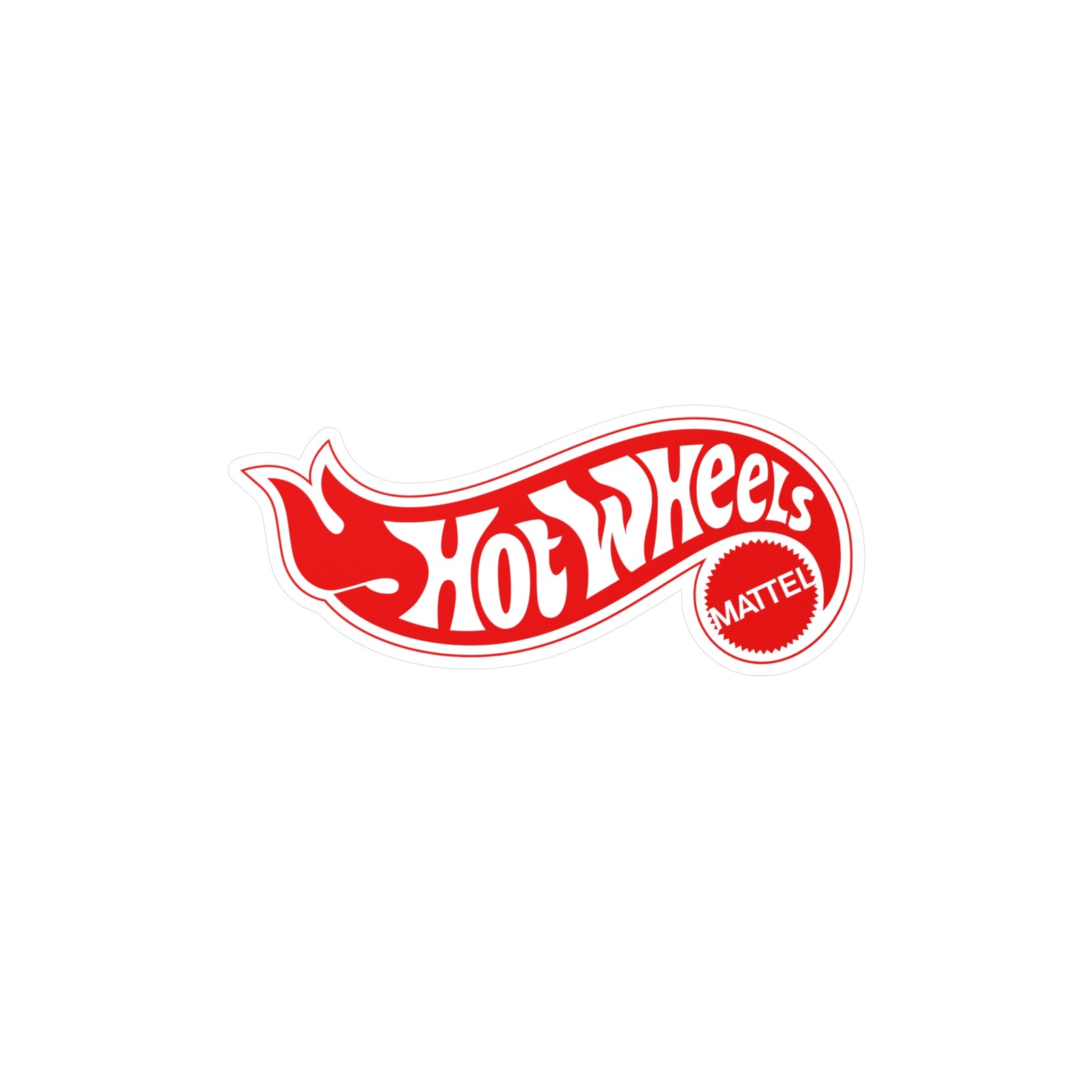 Hot Wheels Mattel Logo, Cars, Decal Sticker