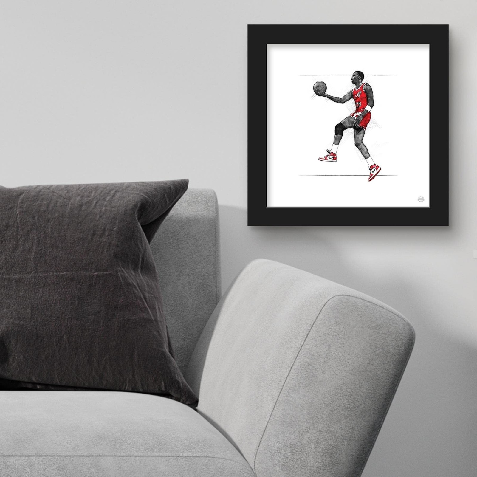 Trends International Gallery Pops Michael Jordan – Art Sketch Rookie Wall Art…