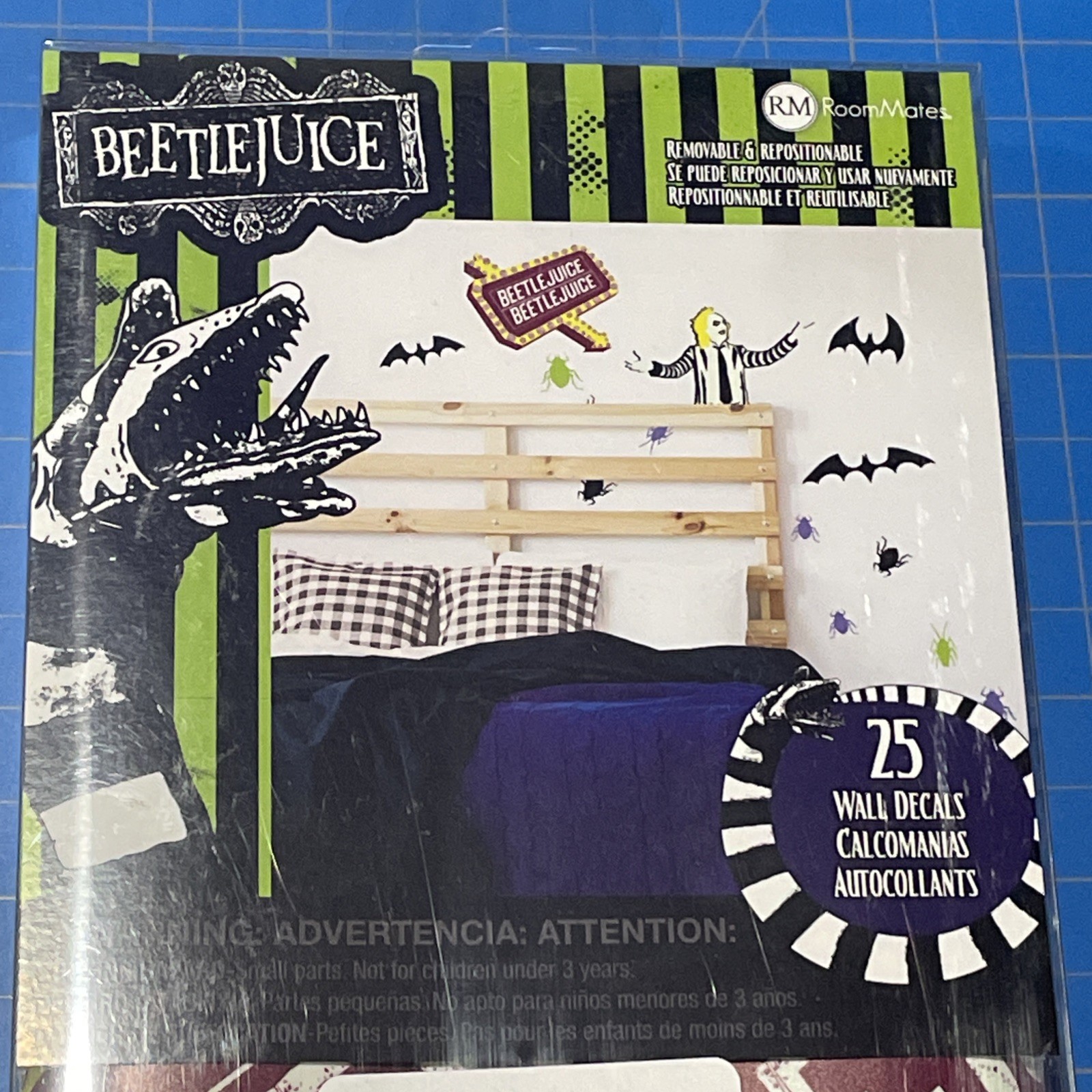 Beetlejuice Movie Room Mates 25 Peel And Stick Wall Decals Repositionable